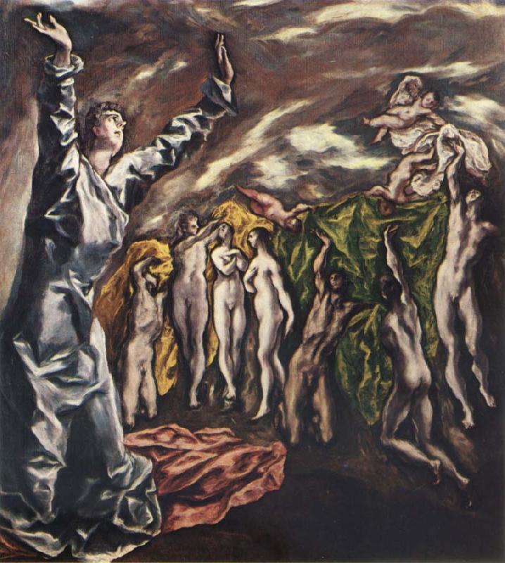 El Greco The Vision of St.John oil painting image